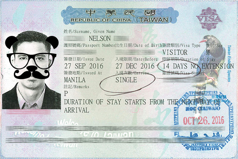 Taiwan Visa Requirements For Filipinos Itinerant
